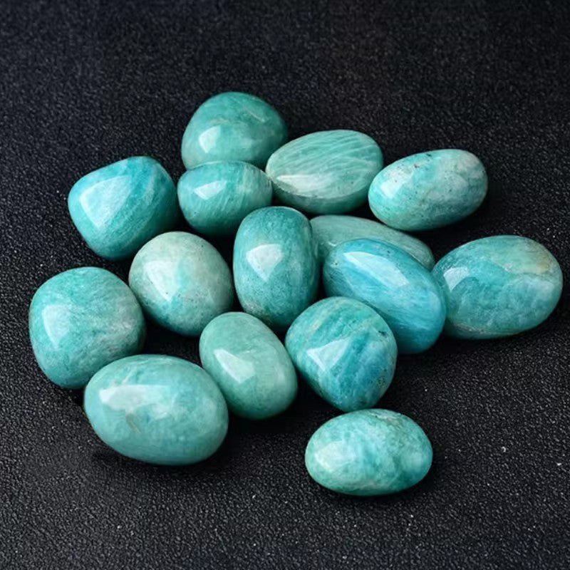Amazonite blue-green tumble stone for truth and harmony
