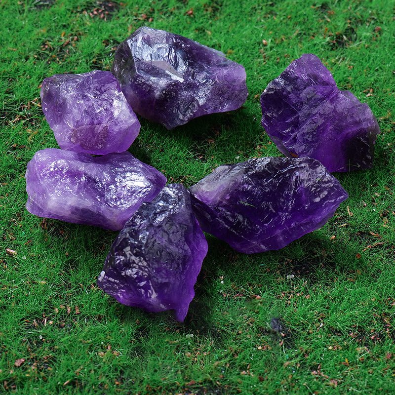 Deep Purple Amethyst aromatherapy stone for stress relief, meditation, and spiritual awakening