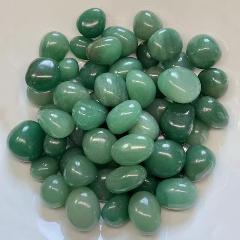 Aventurine green tumble stone for luck and prosperity