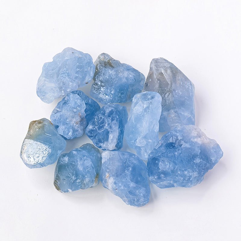 Celestite natural aromatherapy stone for angelic connection, peace, and divine communication