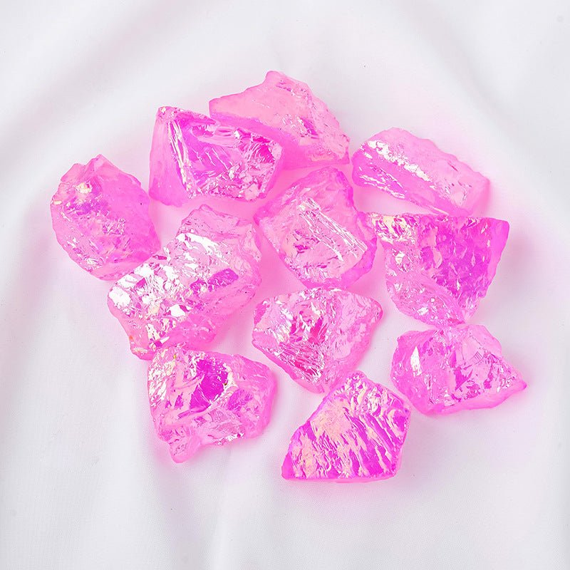 Electroplated Pink diffuser stone for love, compassion, and gentle emotional energy