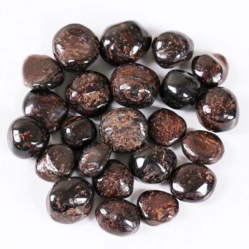 Garnet deep red tumble stone for passion and commitment
