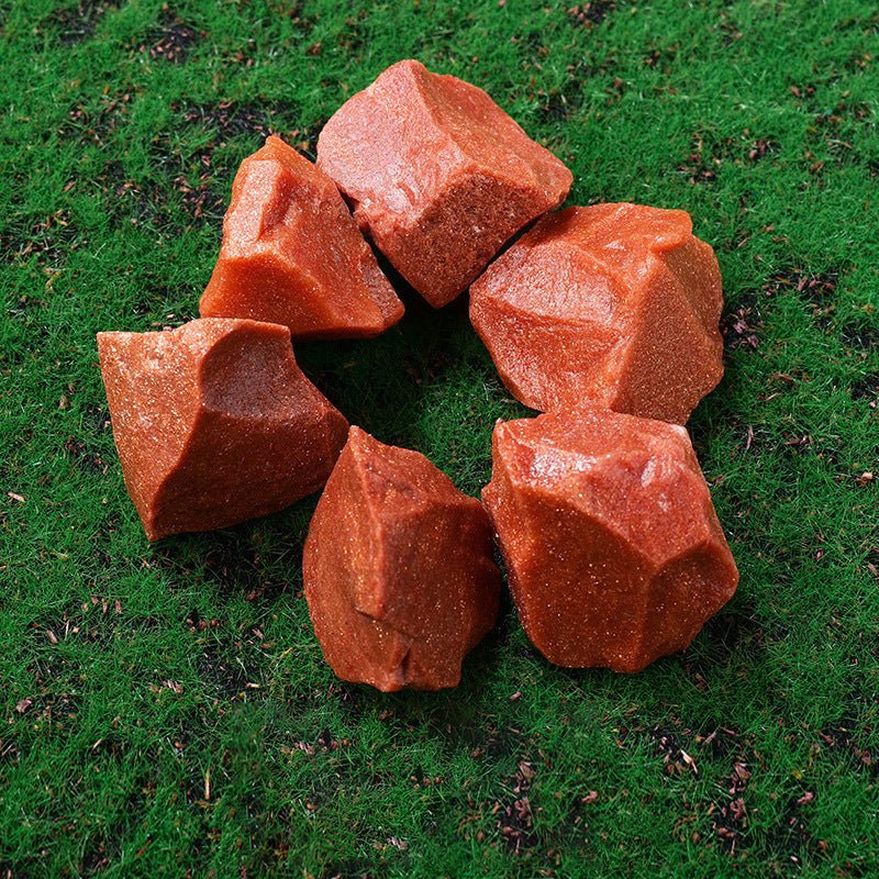 Red Goldstone sparkly man-made diffuser stone for ambition, energy, and vitality