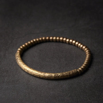 Handmade adjustable copper bracelet, minimalist stacking cuff
