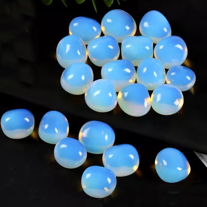 Shimmering Opal tumbled stone for inspiration and creative energy