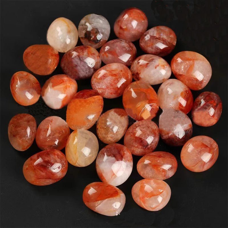 Red Vein Stone tumble for energy circulation and vitality