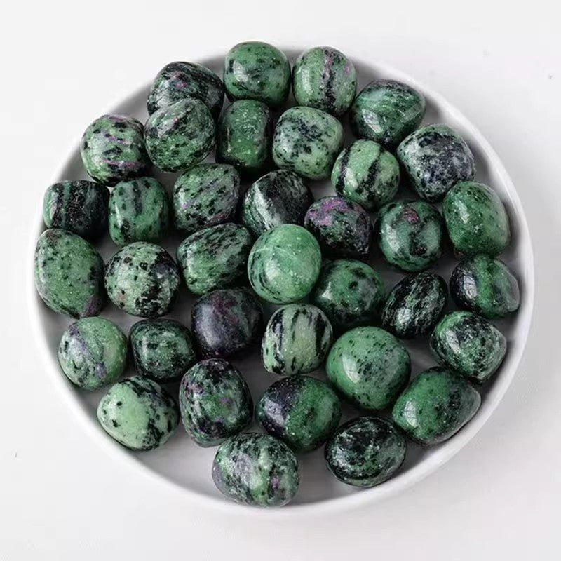 Red-Green Jade tumble for balance and prosperity