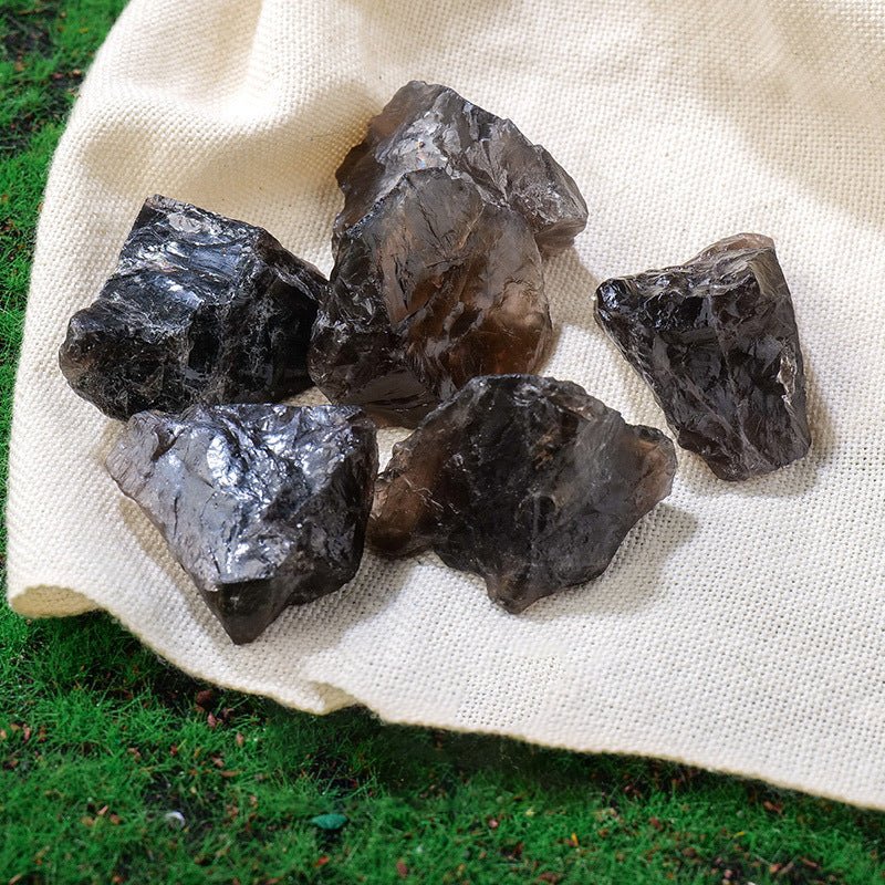Smoky Quartz natural diffuser stone for grounding, protection, and detoxifying energy