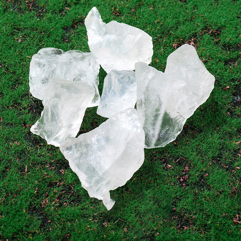 Transparent Clear Quartz aromatherapy stone for clarity and enhancing spiritual energy