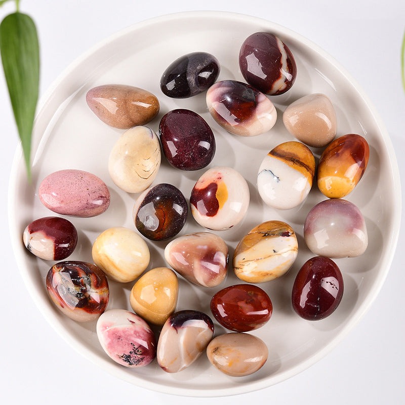 Yellow Egg Stone tumble for optimism and personal power