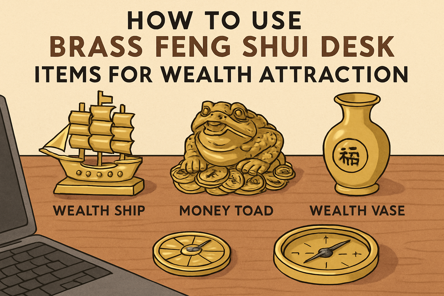 How to Use Brass Feng Shui Desk Items for Wealth Attraction