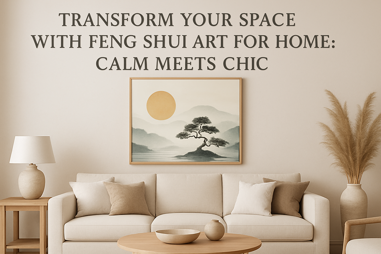 Transform your space with Feng Shui art for home: Calm meets chic