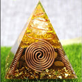 Double helix DNA design crystal pyramid for energy flow and life force activation.