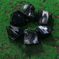 Black Obsidian aromatherapy stone for strong grounding and psychic protection