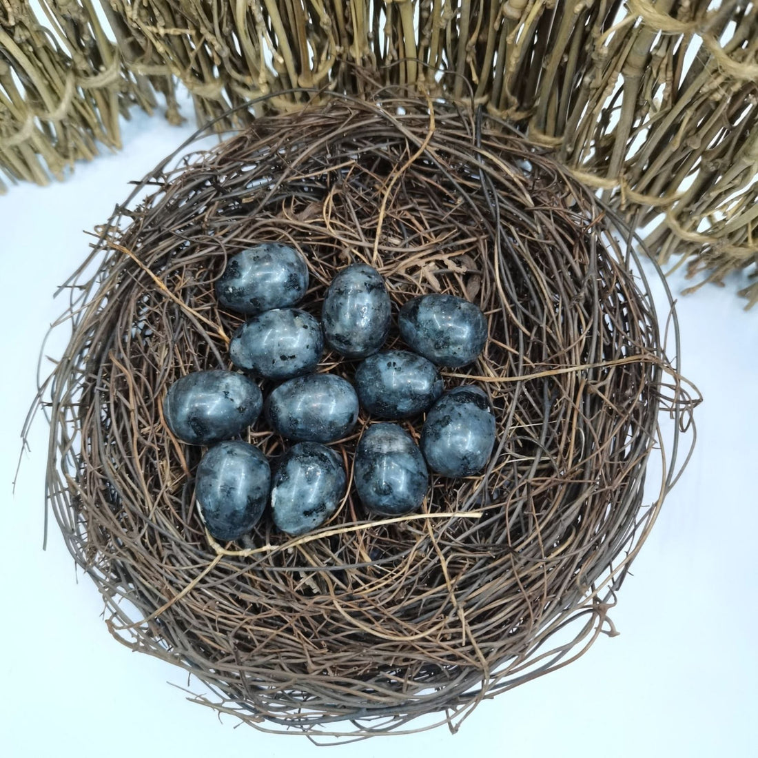 Black Flash crystal egg for strong protection, grounding, and absorbing negative energy