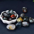 African Bloodstone tumble with red spots for courage and healing