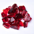 Dark Red Glass diffuser stone for vitality, courage, and stimulating energy