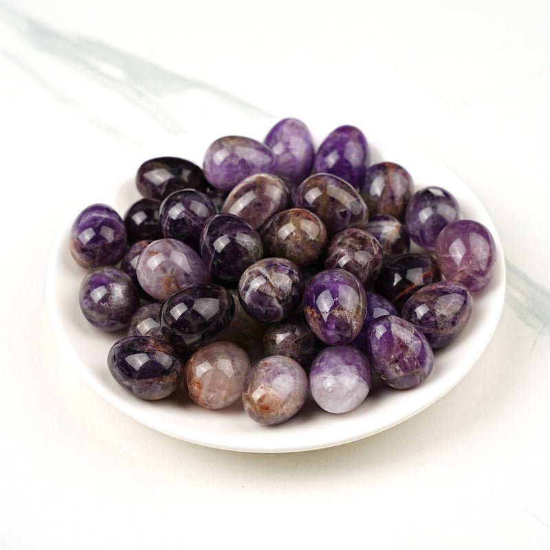 Dreamy Amethyst crystal egg for deep meditation, dream work, and psychic development