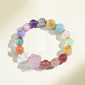 Super Seven Crystal Bracelet, a powerful 7-in-1 sacred stone combination for attracting wealth and love.