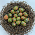 Green Flower Stone egg for growth, renewal, and connecting with nature's energy