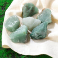 Green Aventurine natural aromatherapy stone for prosperity, luck, and emotional healing