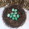 Green Aventurine crystal egg for prosperity, luck, and emotional healing