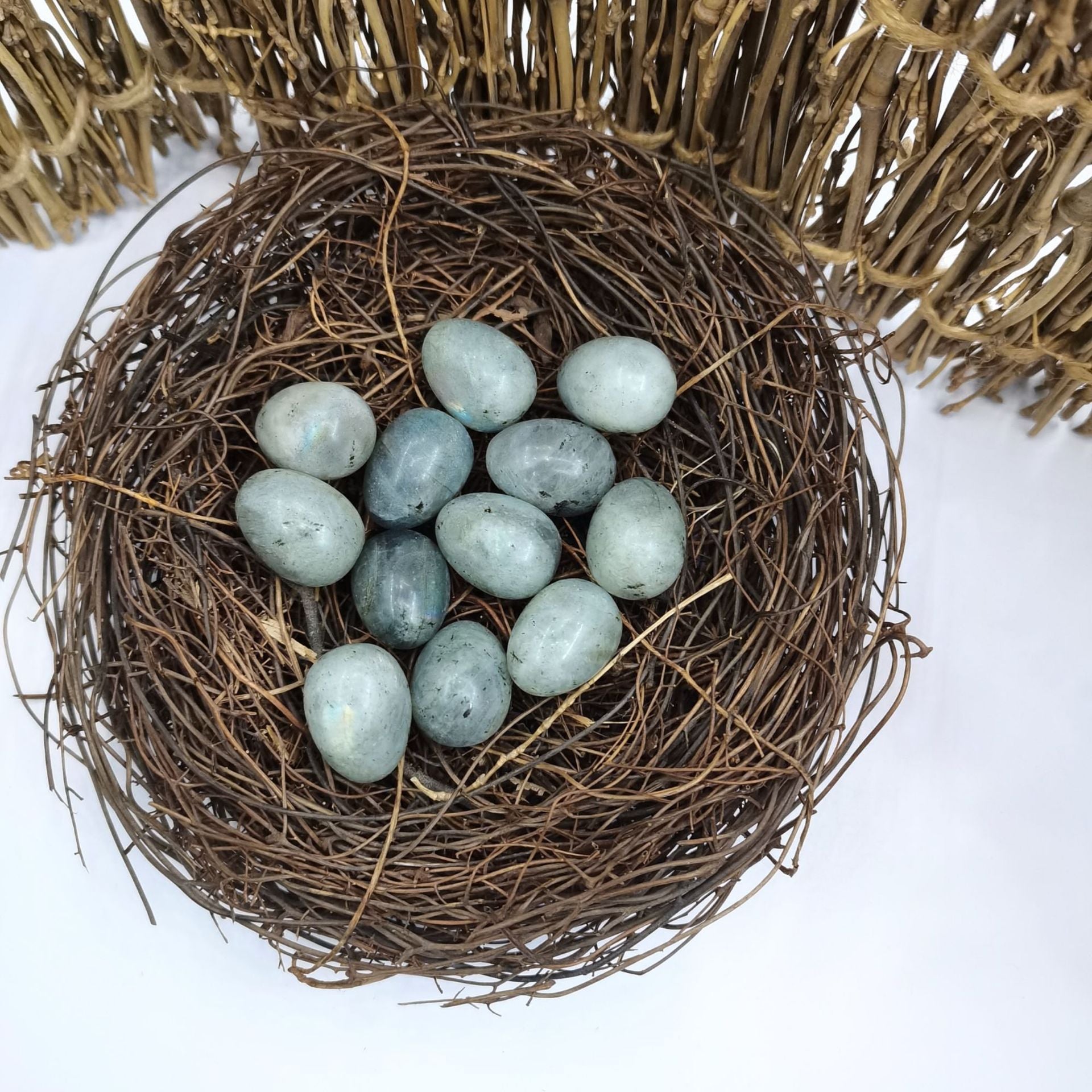 Labradorite crystal egg for intuition, magic, and protecting the aura