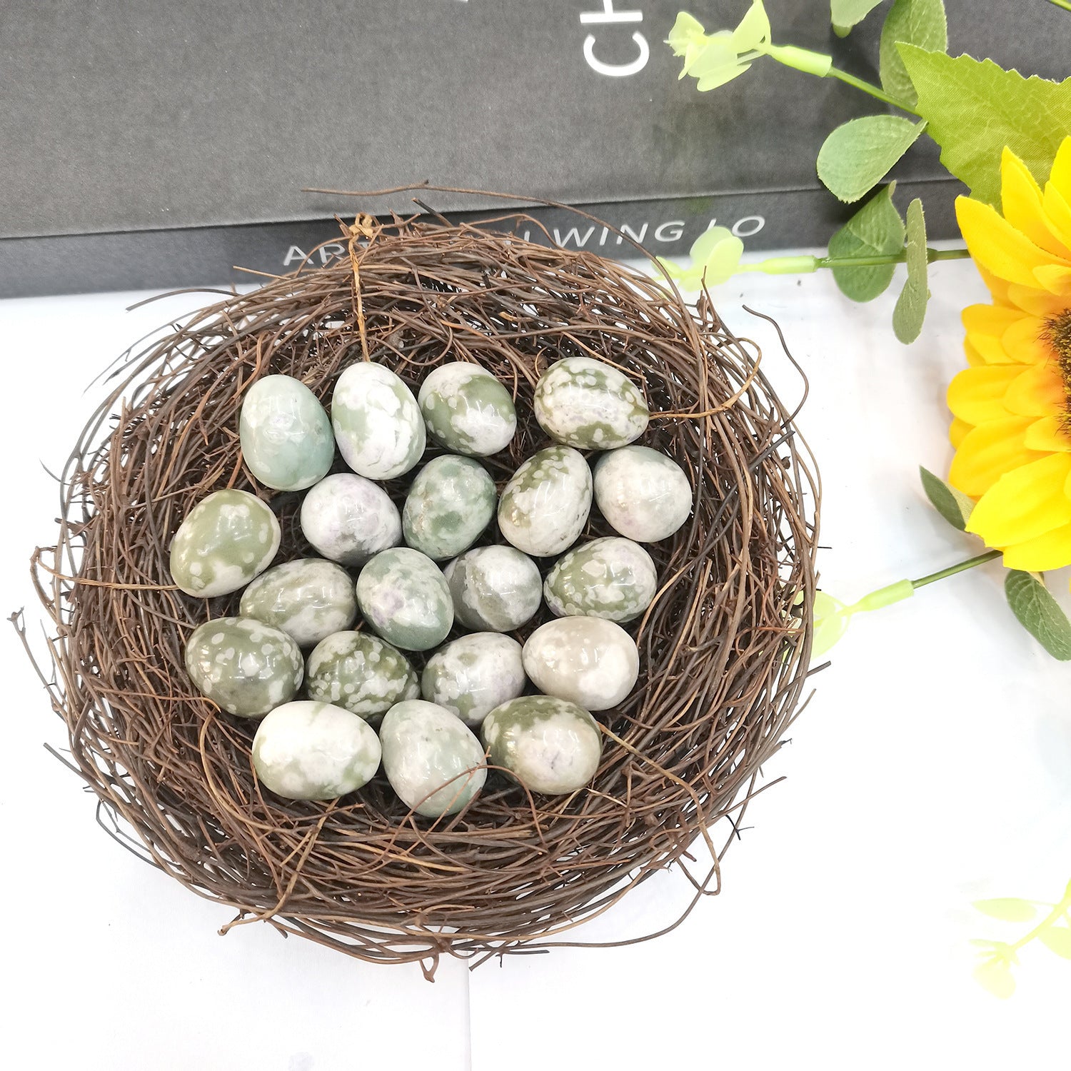 Lucky Stone crystal egg for inviting good fortune and positive opportunities