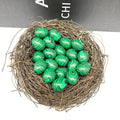 Malachite crystal egg for transformation, heart healing, and absorbing negative energy