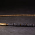 Porous texture of the lava stones on the grounding bracelet