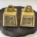Solid brass money weight for office desk, a tool for Feng Shui and good fortune.

