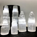 Purify your space with a Natural Moroccan Selenite tower, a self-cleaning crystal that emits a cleansing light energy.