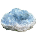 Place this ethereal Celestite cluster in your home to elevate the energy, reduce stress, and invite angelic guidance.

