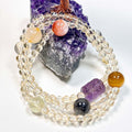 Wear this powerful crystal choker necklace with Yellow Aura Quartz as a talisman for spiritual protection and prosperity.