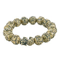 Solid brass money attracting talisman bracelet for men and women, featuring the Pi Yao charm.
