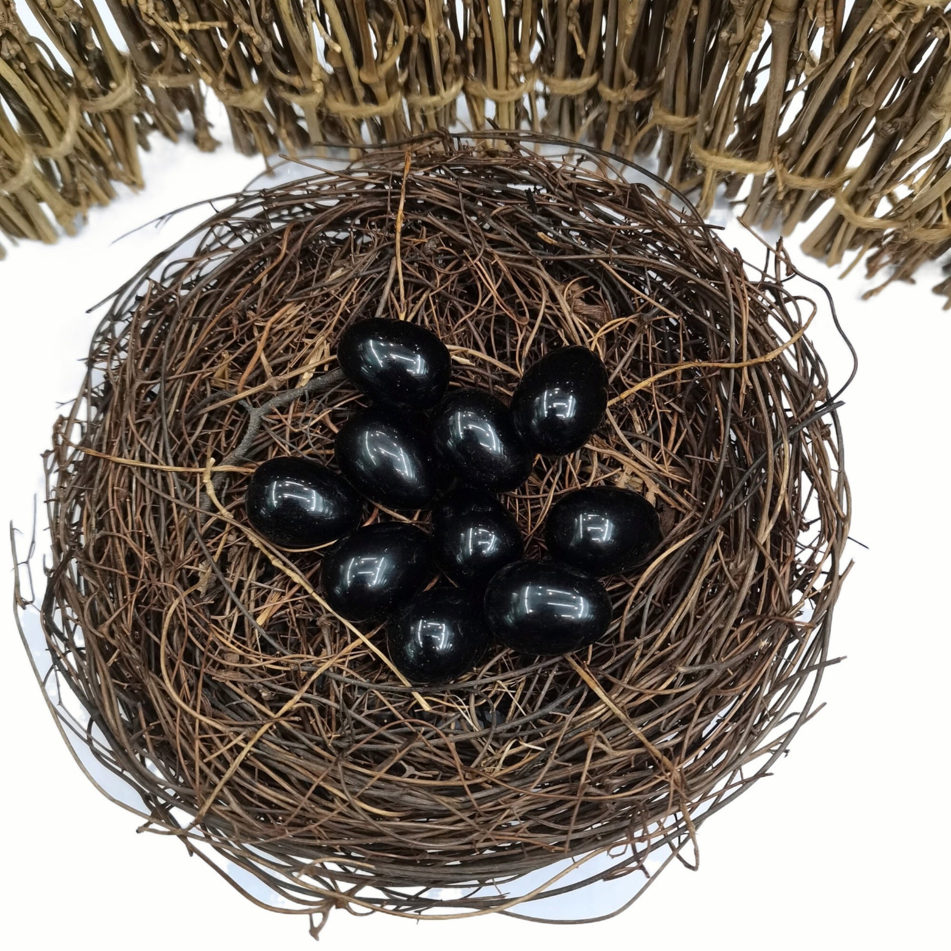 Black Obsidian crystal egg for powerful psychic protection and energetic cleansing