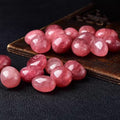 Red Strawberry Quartz tumble with red inclusions for love and joy