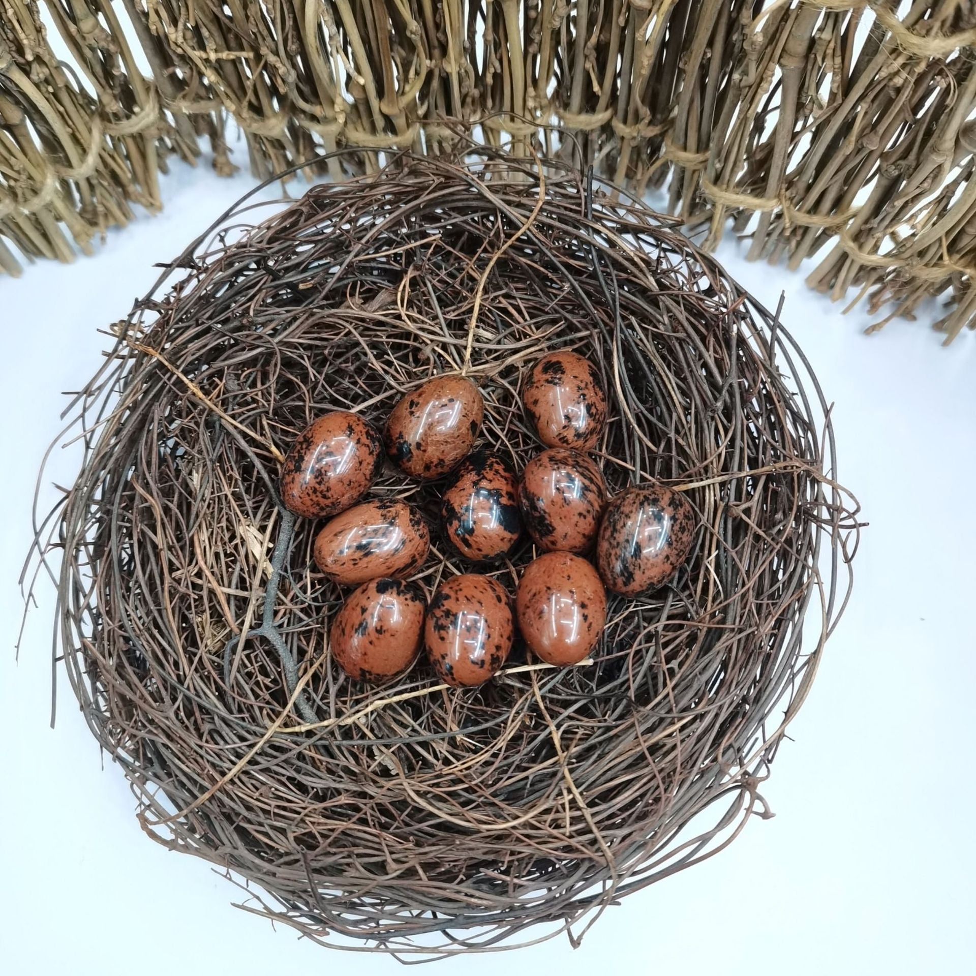 Red Obsidian crystal egg for passion, strength, and releasing blocked energy