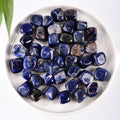 Blue Lace Agate tumbled stone for peaceful communication