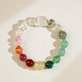Powerful 7-in-1 crystal bracelet featuring Amethyst, Quartz, and more, a complete tool for energy alignment.