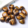 Golden Tiger's Eye tumbled stone for confidence and wealth