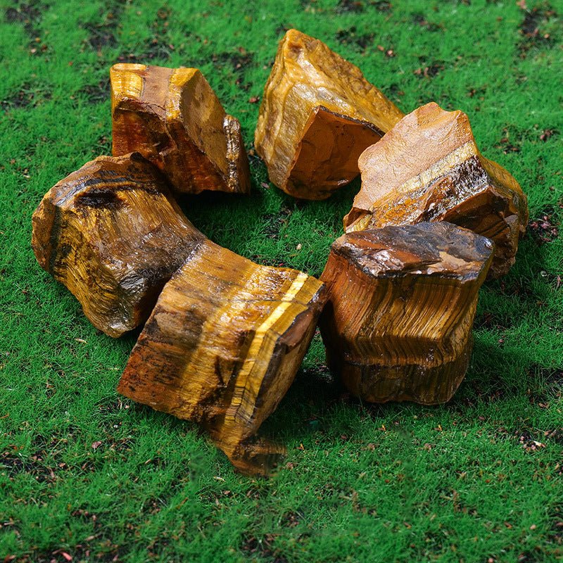 Tiger's Eye natural diffuser stone for protection, confidence, and attracting wealth