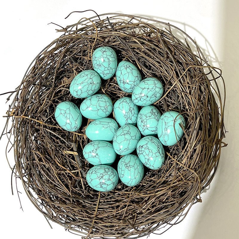 Green Turquoise crystal egg for protection, healing, and wisdom