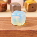 Opal gemstone incense stick holder for inspiration, creativity, and emotional release.