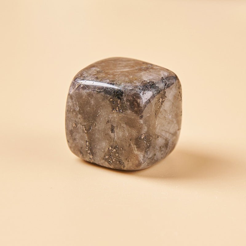 Black Flash stone incense holder with hole for powerful protection and energy shielding.