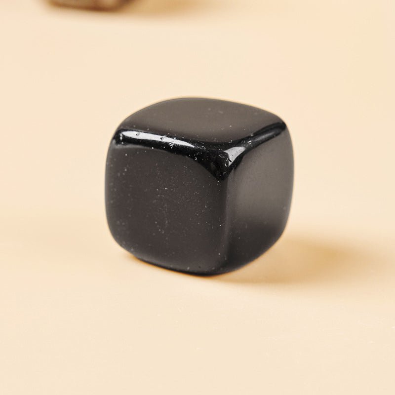 Black Obsidian incense holder with hole for strong psychic protection and purifying energy.