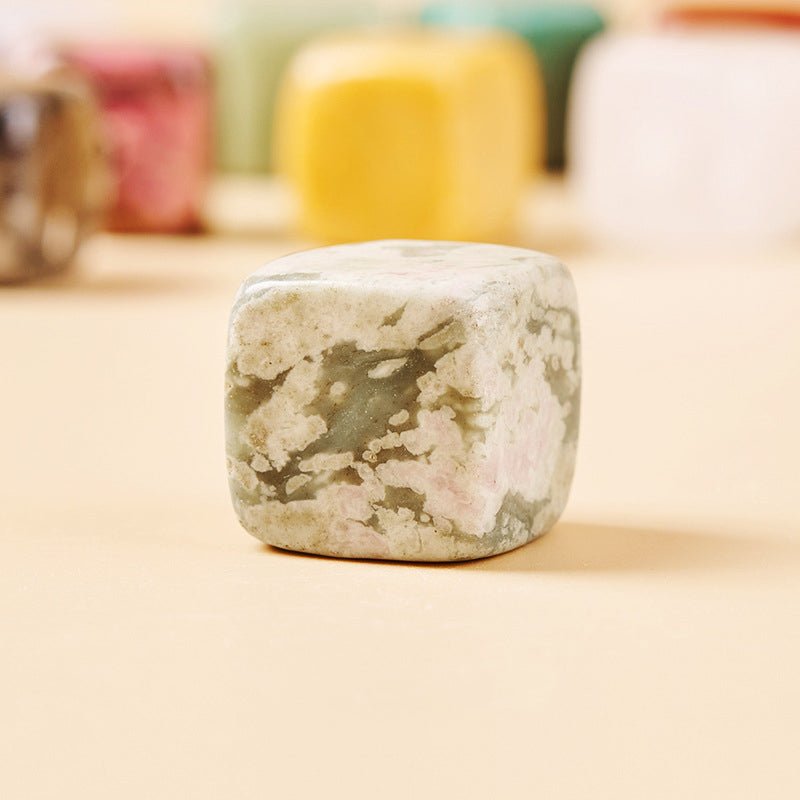 Lucky Stone incense holder with hole, for inviting good fortune and positive energy into the home.