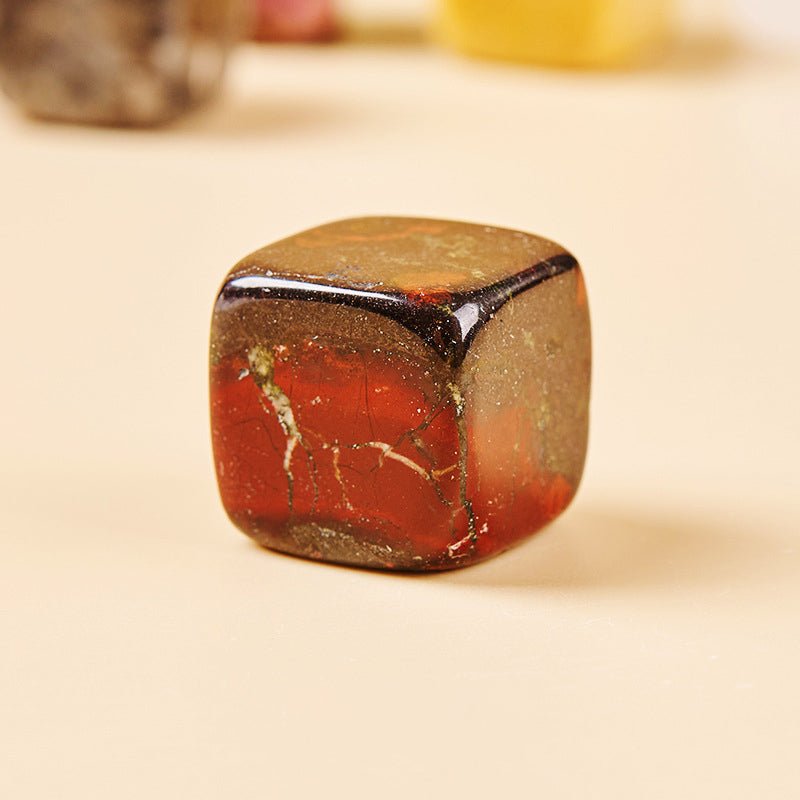 Dragon Blood Stone (Heliotrope) incense holder for courage and strength in your sacred space.