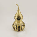 Detail of the Lu (禄) character symbolizing status and prosperity, carved on the Feng Shui wealth gourd.
