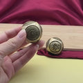 Feng Shui Brass Spin Ball, a stress relief fidget toy designed to attract good luck, wealth, and improve focus.